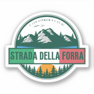 passo della forra in moto sticker