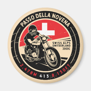 Passo della Novena   Zwitserland   Motorfiets Magneet