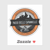 Passo delle Capannelle , Abruzzo, Italië Sticker (Vel)
