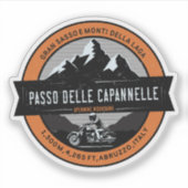 Passo delle Capannelle , Abruzzo, Italië Sticker (Voorkant)