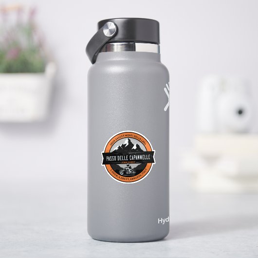 Passo delle Capannelle , Abruzzo, Italië Sticker (HydroFlask)