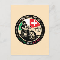 Passo Dello Spluga Italië Zwitserland Motorfiets