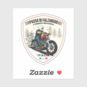 Passo di Falzarego-italiaanse bergpas Sticker (Vel)