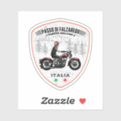 Passo di Falzarego-italiaanse bergpas Sticker (Vel)
