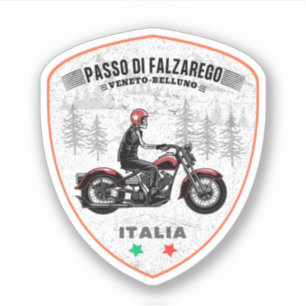 Passo di Falzarego-italiaanse bergpas Sticker