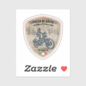 passo di gavia - gavia pass italian Mountains alp Sticker (Vel)