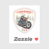passo di gavia - gavia pass italian Mountains alp Sticker (Vel)
