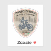 passo di giau - giau pass italian Mountains alps Sticker (Vel)