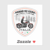 passo di giau - giau pass italian Mountains alps Sticker (Vel)