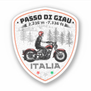passo di giau - giau pass italian Mountains alps Sticker