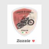 passo di giau - giau pass italian Mountains alps Sticker (Vel)