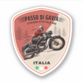 passo di giau - giau pass italian Mountains alps Sticker (Voorkant)