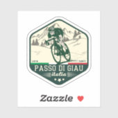 passo di giau - giau pass italian Mountains alps Sticker (Vel)