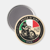 Passo di Giau Italië | Giau-pas | Motorfiets Magneet (Voorkant / Achterkant)