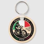 Passo di Giau Italië | Giau-pas | Motorfiets Sleutelhanger (Achterkant)