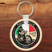 Passo Sella Italië | | Motorfiets Sleutelhanger (Voorkant)