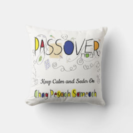 Passover 16 x 16 Chag Sameach Sierkussen