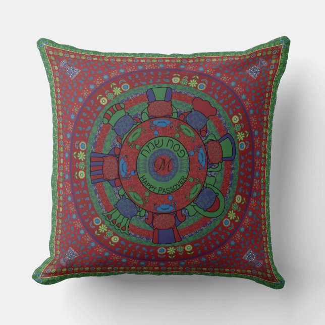 Passover 20-inch x 20-inch piloot De aanvoertabel Kussen (Voorkant)