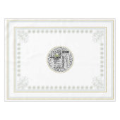 Passover 52/70" Tablecloth "Passover Seder Cloth" Tafelkleed (Voorkant (Horizontaal))