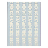 Passover 52/70" Tablecloth "RRR Blue/Cream Tafelkleed (Voorkant)