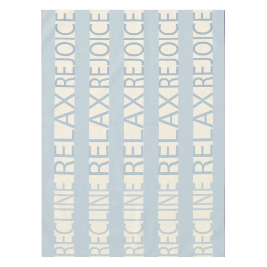 Passover 52/70" Tablecloth "RRR Blue/Cream Tafelkleed (Voorkant)