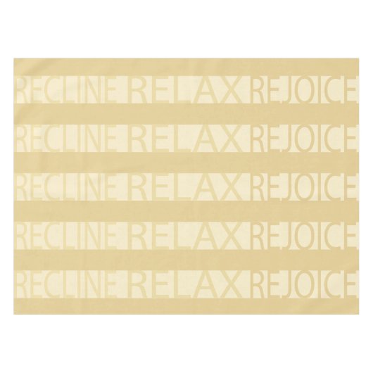 Passover 52/70" Tablecloth "RRR/Tans" Tafelkleed (Voorkant (Horizontaal))