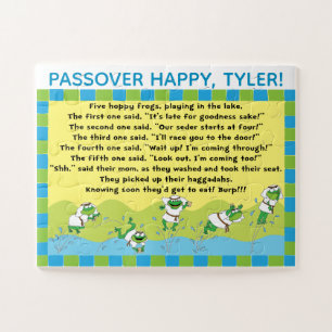 Passover 5 Hoppy Frogs Rhyme Story Legpuzzel