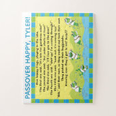 Passover 5 Hoppy Frogs Rhyme Story Legpuzzel (Verticaal)