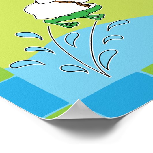 Passover 5 Hoppy kikkers Poster 20 x 24 Matte Fini (Hoek)