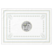 Passover 60/84" Tablecloth "Passover Dayenu Cloth" Tafelkleed (Voorkant (Horizontaal))