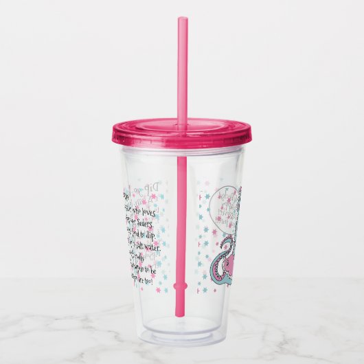 Passover Acryltumbler 16 oz Define Dipyokarpas Acryl Drinkbeker (Rechts)