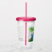 Passover Acryltumbler 16 oz Dinosaur Seder Acryl Drinkbeker (Rechts)