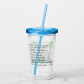 Passover Acryltumbler 16 oz Dinosaur Seder Acryl Drinkbeker (Achterkant)
