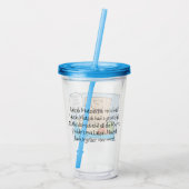 Passover Acryltumbler 16 oz Funny Seder Toon Acryl Drinkbeker (Achterkant)