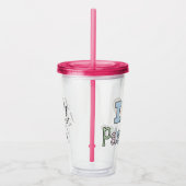 Passover Acryltumbler 16 oz I Love Passover Acryl Drinkbeker (Rechts)