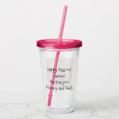 Passover Acryltumbler 16 oz I Love Passover Acryl Drinkbeker (Achterkant)