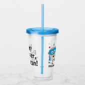 Passover Acryltumbler 16 oz Matzah Man Acryl Drinkbeker (Rechts)