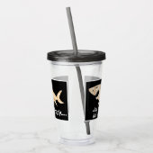 Passover Acryltumbler 16 oz Matzah Shark Acryl Drinkbeker (Links)