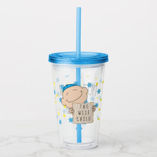 Passover Acryltumbler Het Wise Kind 2 Acryl Drinkbeker (Voorkant)