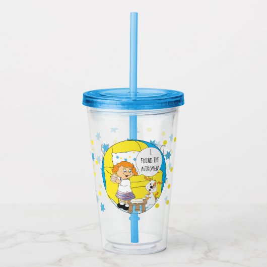 Passover Acryltumbler Ze vond de afikomen Acryl Drinkbeker (Voorkant)