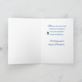 Passover Blessings Star van David Gold Kijk Kaart (Binnen)