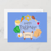 Passover Briefkaart (Voorkant / Achterkant)