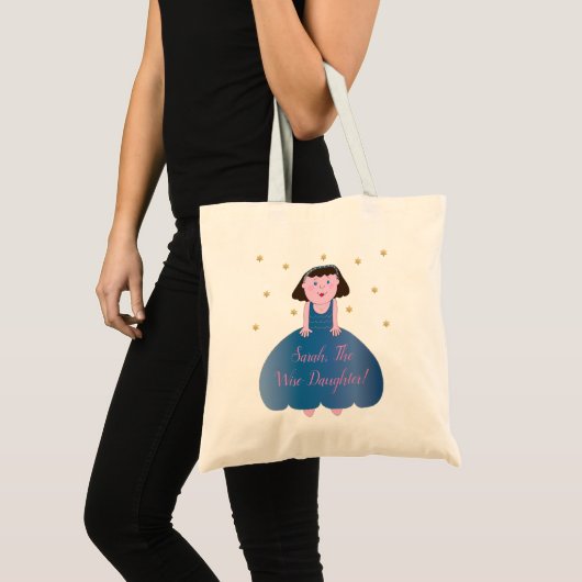 Passover Canvas tas "De Wise Daughter" (Voorkant (product))