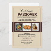 Passover Celebration Invitation Flyer Kaart (Voorkant / Achterkant)
