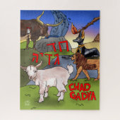 Passover "Chad Gadya" Jigzaag Puzzle Legpuzzel (Verticaal)