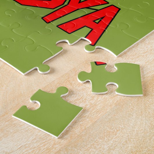 Passover "Chad Gadya" Jigzaag Puzzle Legpuzzel (Zijkant)