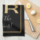 Passover Classic Gold Kitchen Towel Theedoek (Quarter Fold)