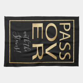 Passover Classic Gold Kitchen Towel Theedoek