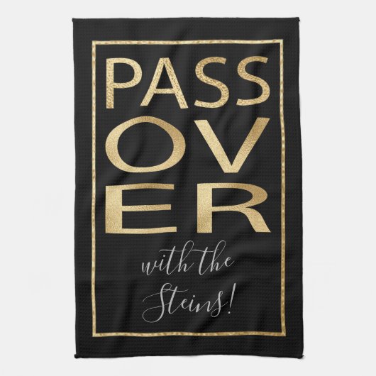 Passover Classic Gold Kitchen Towel Theedoek (Verticaal)