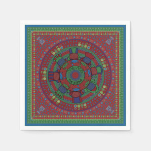 Passover Cocktail Napkins Seder Table Patroon Servet